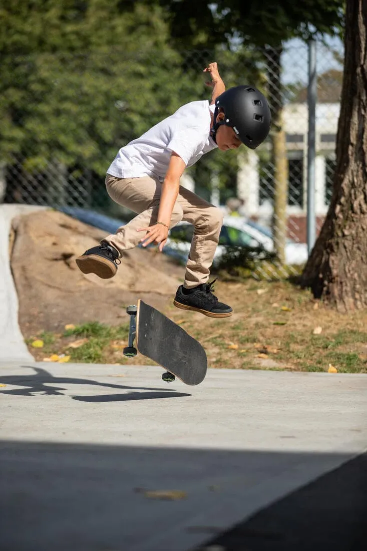 PLANCHE DE SKATE ENFANT 8 - 12 ANS CP100 MID GEOMETRIC TAILLE 7.6"