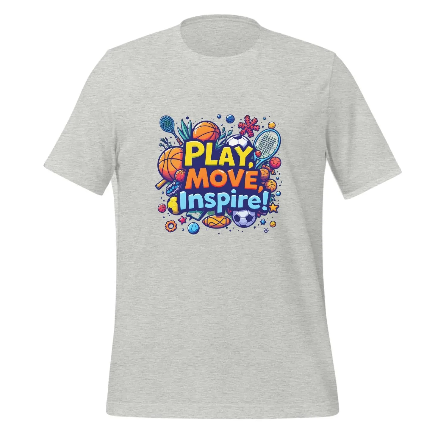 Play Move Inspire Sports Design | Classic T-Shirt (Unisex)