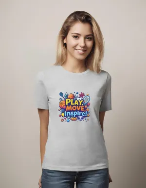 Play Move Inspire Sports Design | Classic T-Shirt (Unisex)