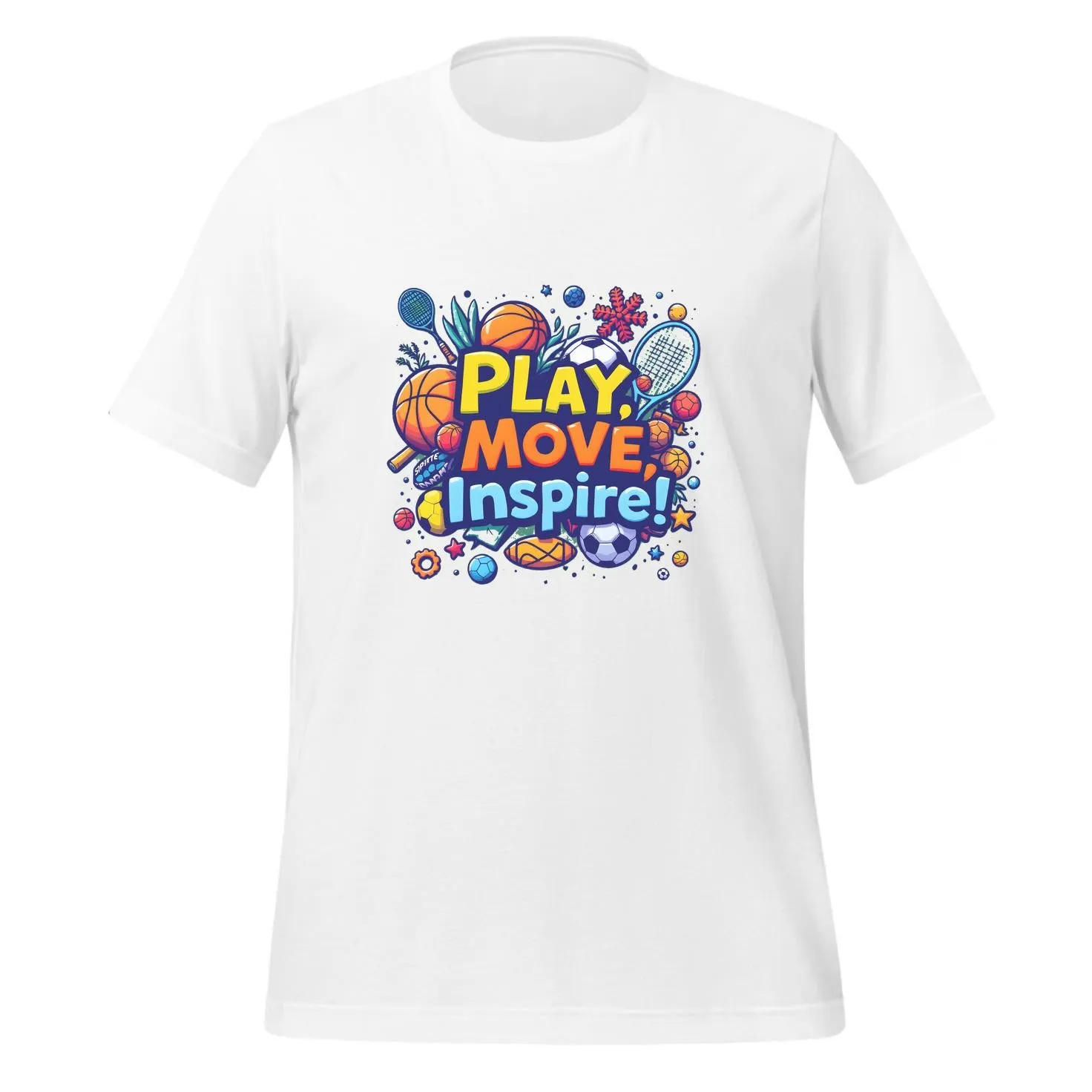 Play Move Inspire Sports Design | Classic T-Shirt (Unisex)
