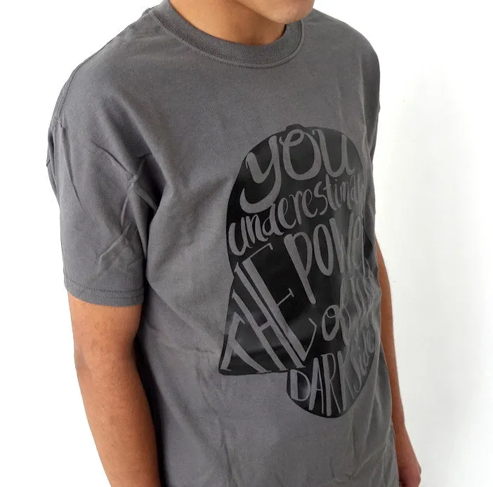 Playera Star Wars Darth Vader Dark Side Avant Garde en Gris iconoclast by VOGUETI