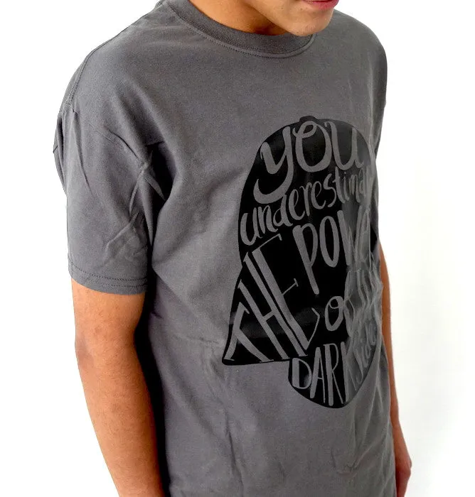 Playera Star Wars Darth Vader Dark Side Avant Garde en Gris iconoclast by VOGUETI