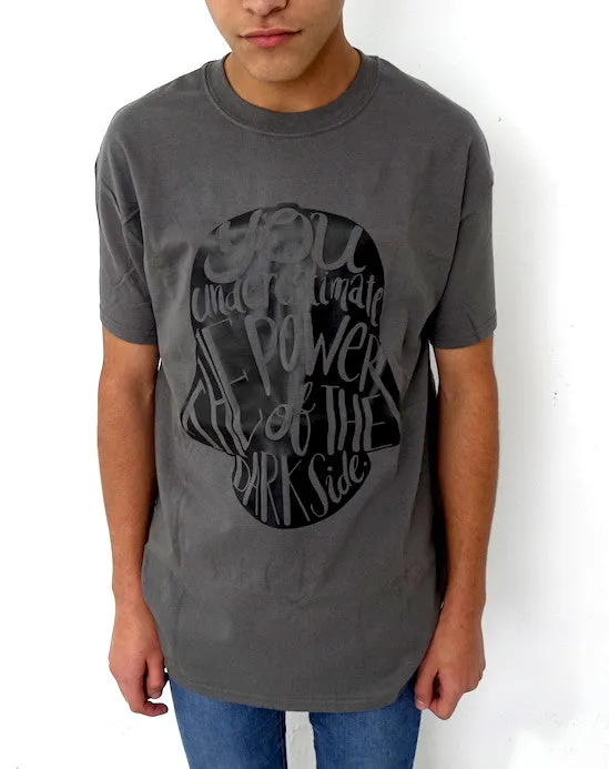 Playera Star Wars Darth Vader Dark Side Avant Garde en Gris iconoclast by VOGUETI