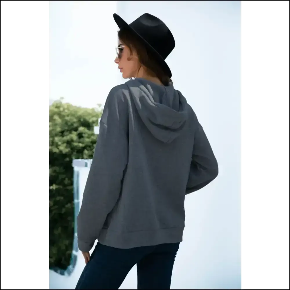 Playful Quarter Snap Hoodie with Kangaroo Pocket