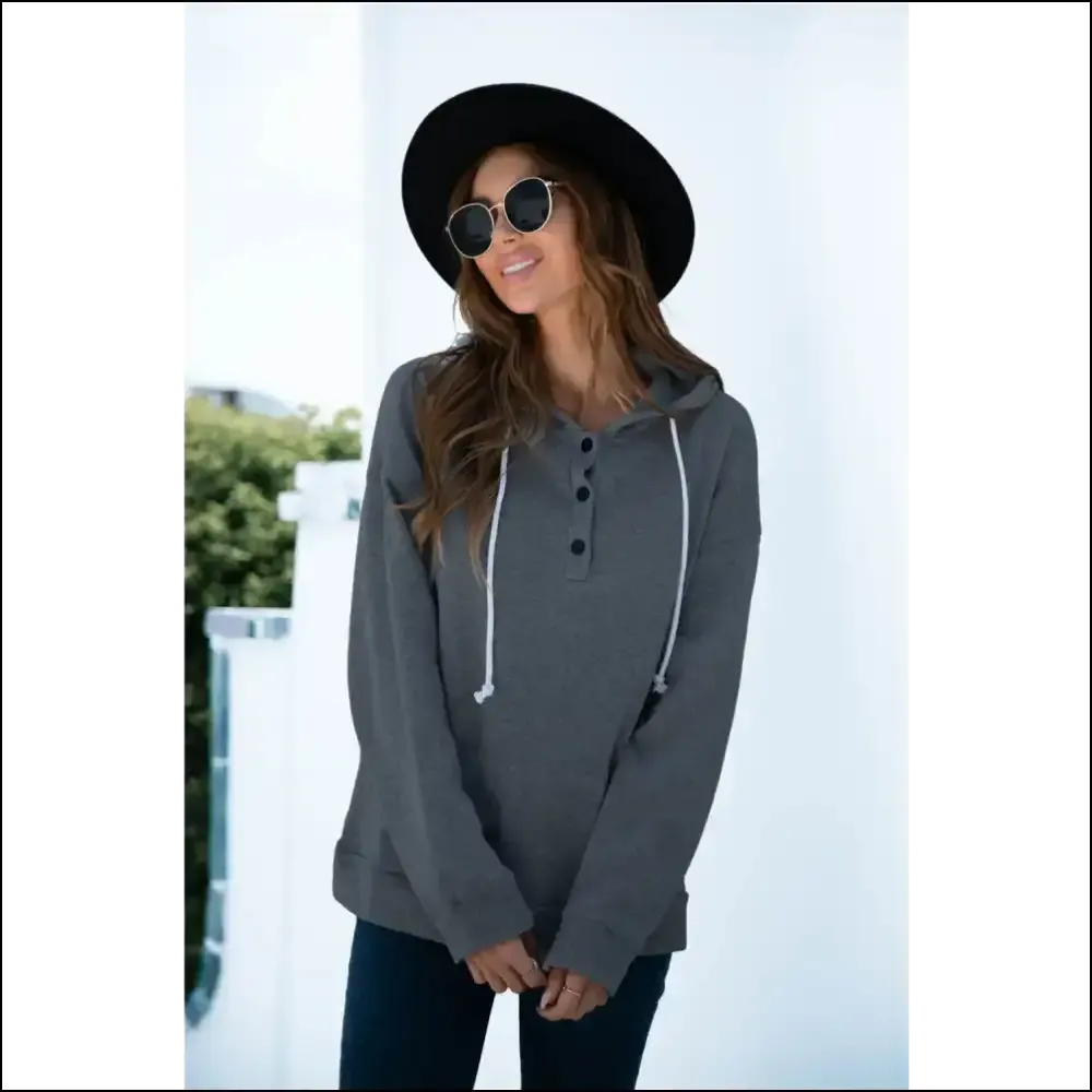 Playful Quarter Snap Hoodie with Kangaroo Pocket