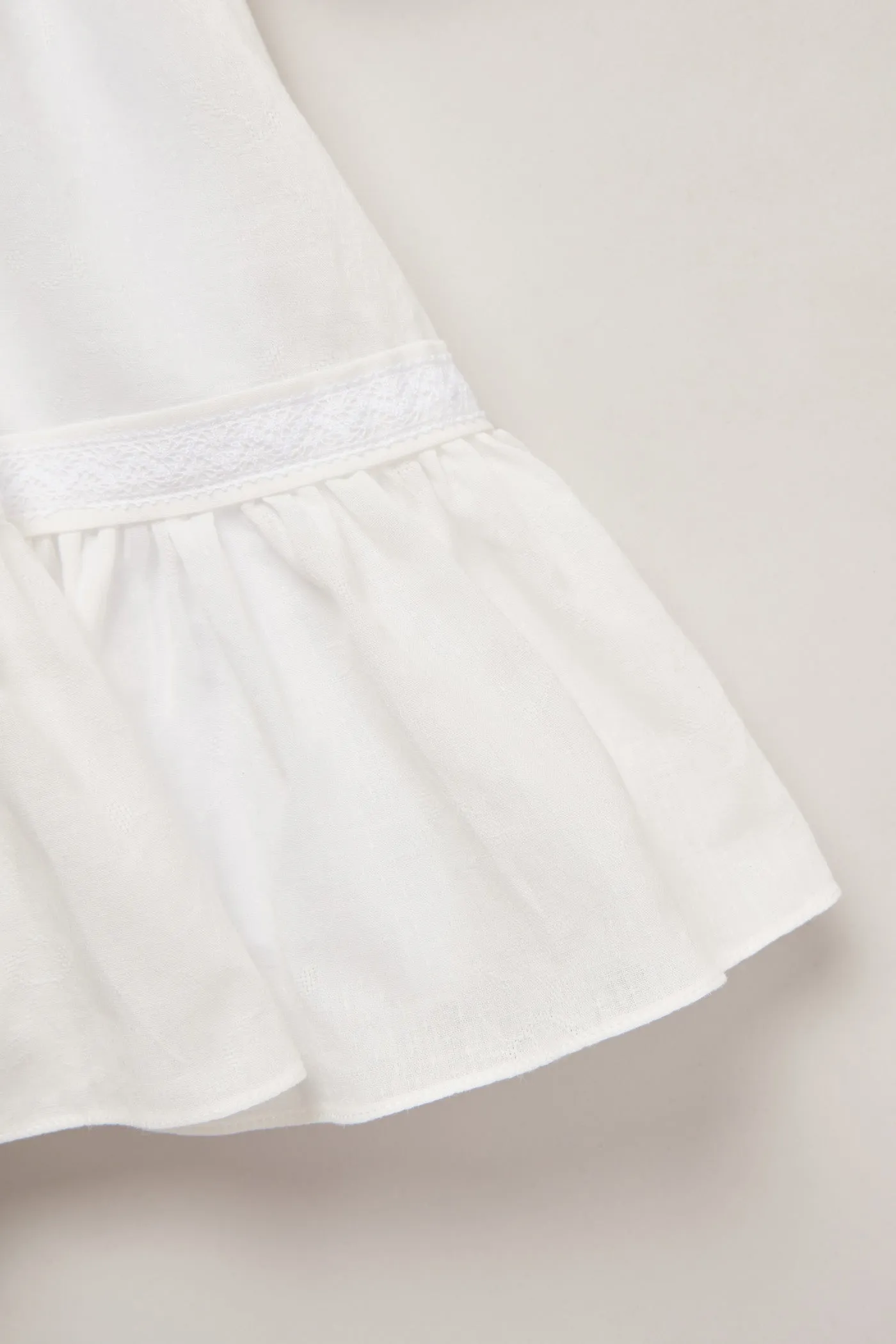 Plumcake Dress in White