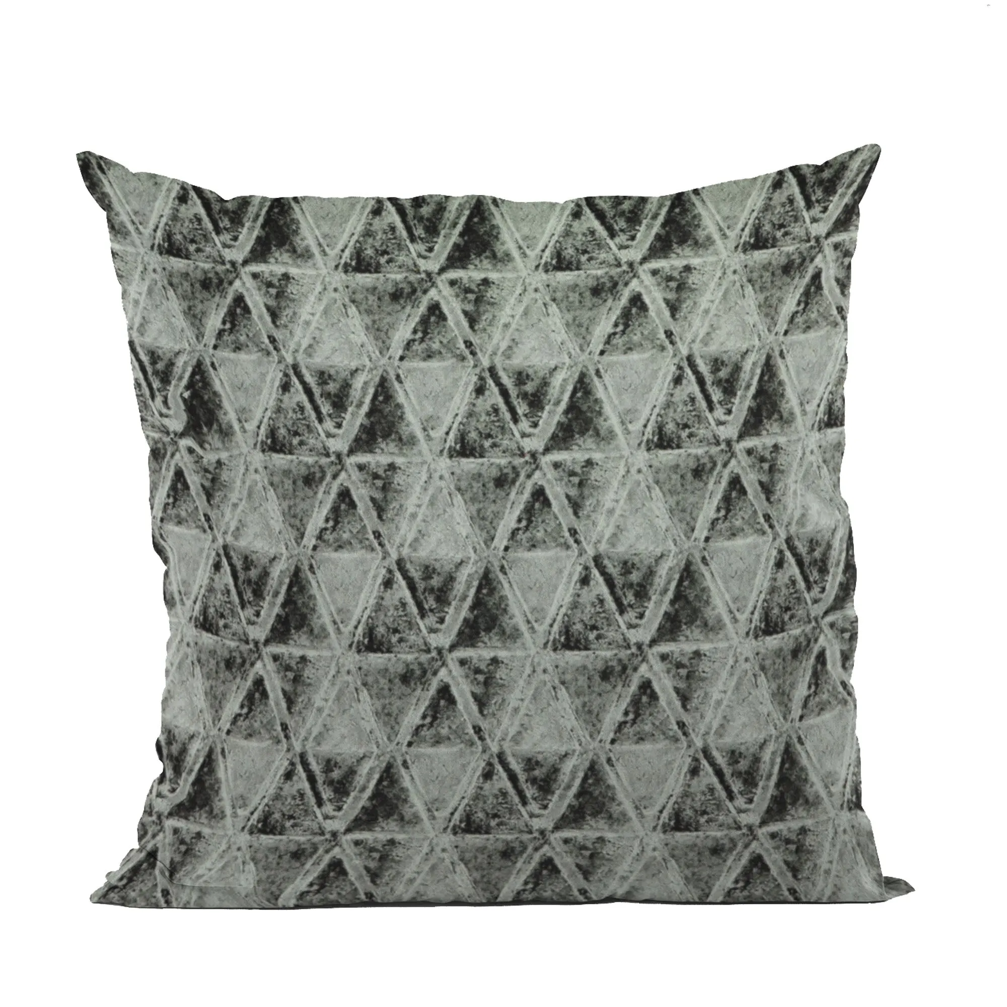 Plutus Noir Stars Velvet With Foil Printing Luxury Throw Pillow