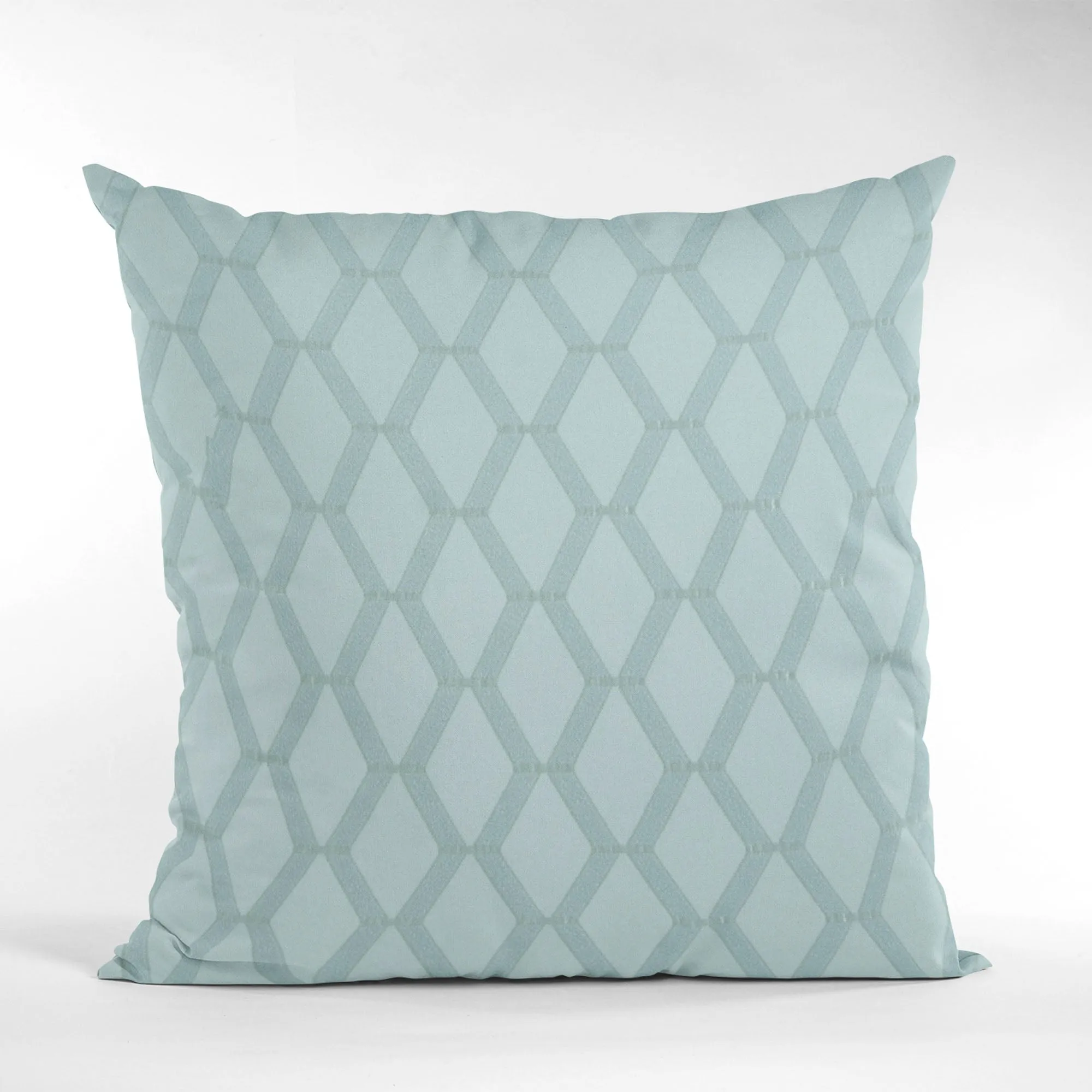 Plutus Serenity Diamond Shiny Fabric With Embroydery Luxury Throw Pillow