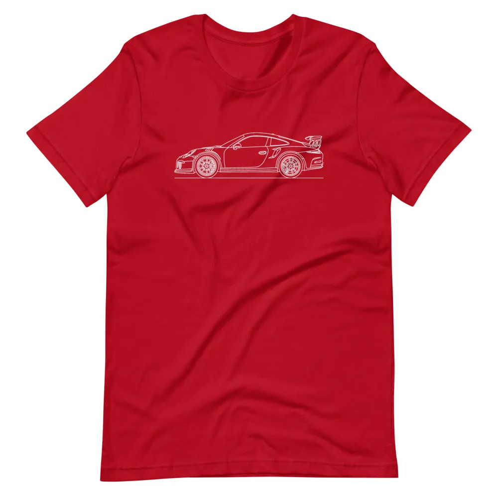 Porsche 911 991.1 GT3 RS silhouette T-shirt
