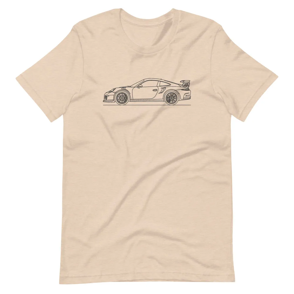 Porsche 911 991.1 GT3 RS silhouette T-shirt