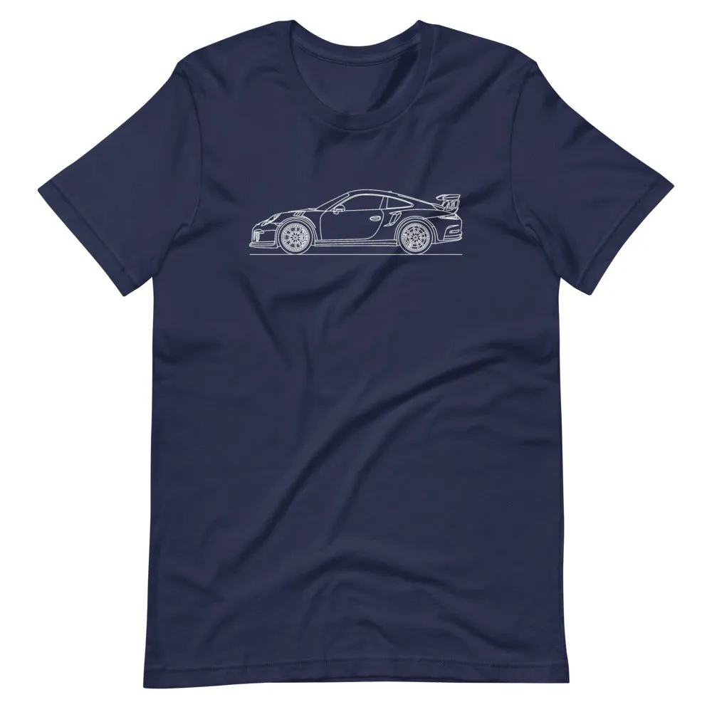 Porsche 911 991.1 GT3 RS silhouette T-shirt