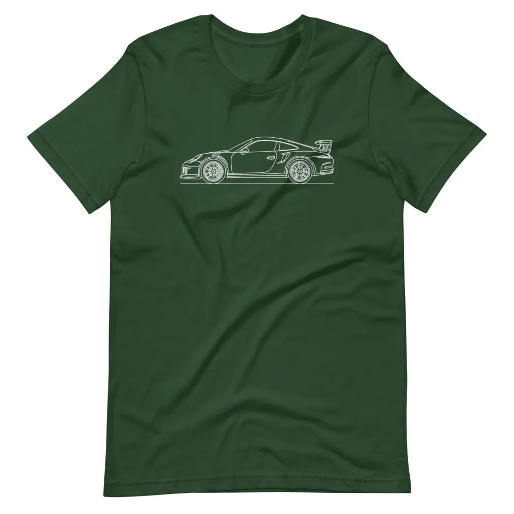 Porsche 911 991.1 GT3 RS silhouette T-shirt
