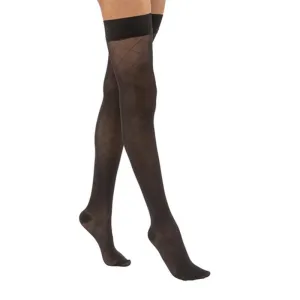 PR/1 JOBST ULTRASHEER WOMEN, THIGH HIGH, 15-20MMHG, MD, BLACK, CLOSED TOE