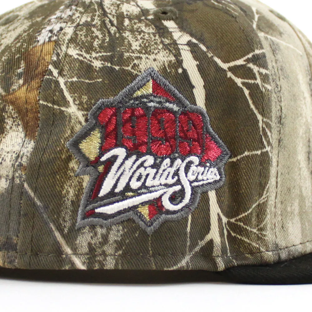 🚨PRE-ORDER🚨 New York Yankees 1999 World Series New Era 59Fifty Fitted Hat (Real Tree camo Black Green Under Brim)