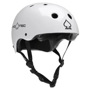 Pro Tec - Classic Certified Helmet White Gloss