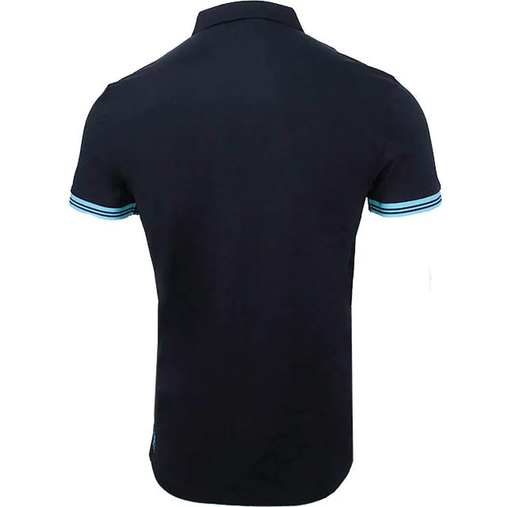 PS Script Polo Shirt , Black/ White