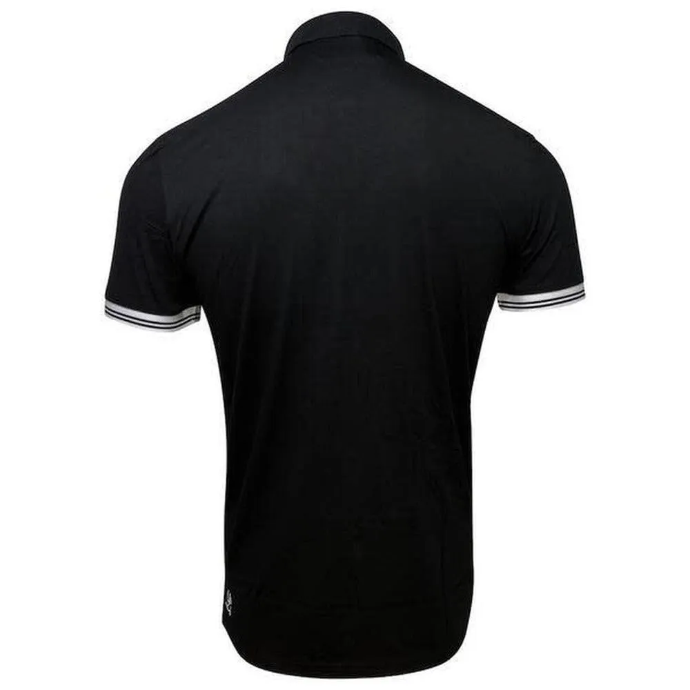 PS Script Polo Shirt , Black/ White