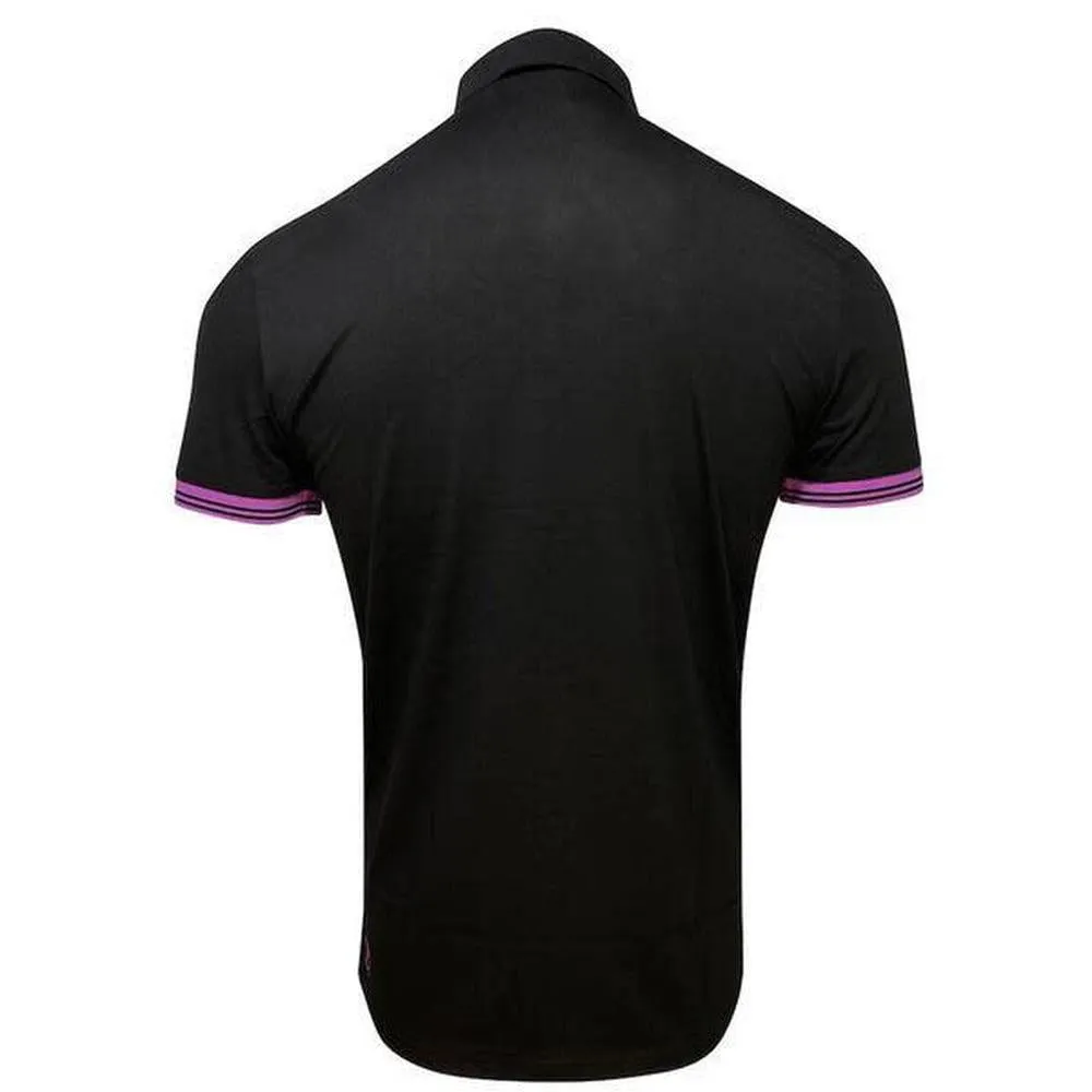 PS Script Polo Shirt , Black/Purple