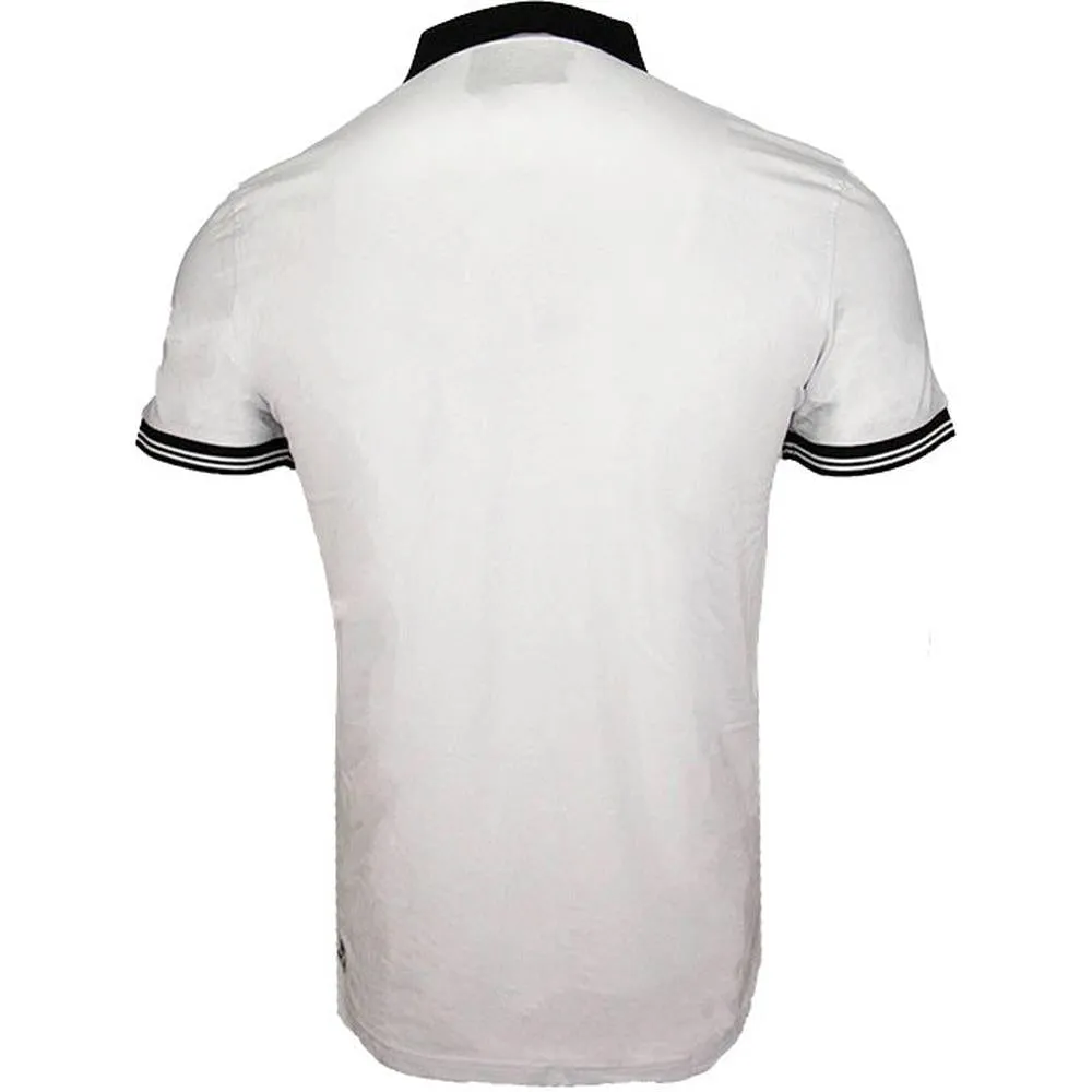 PS Script Polo Shirt , White/Black