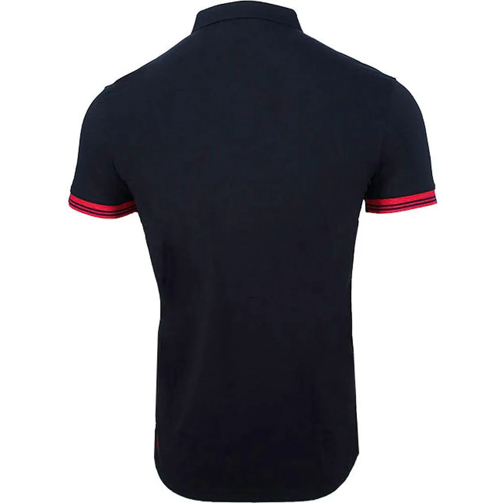PS Script Polo Shirt , White/Black