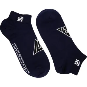 PS Triangle Socks 2 Pack, Navy / White
