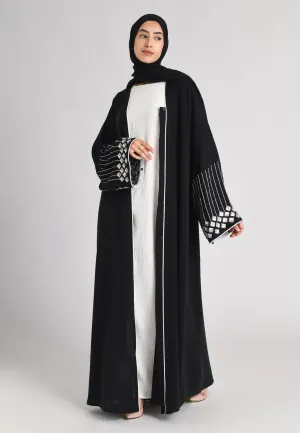 Qamaree Luxury Closed Sequin Abaya