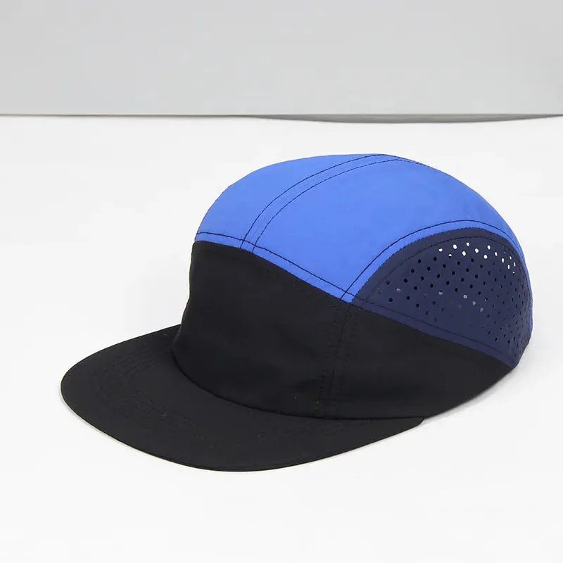 Quick Drying Nylon 5 Panel Baseball Hats For Men Women Color Blocking Eminem Chapeau Hommes Hip Hop Snapback Caps