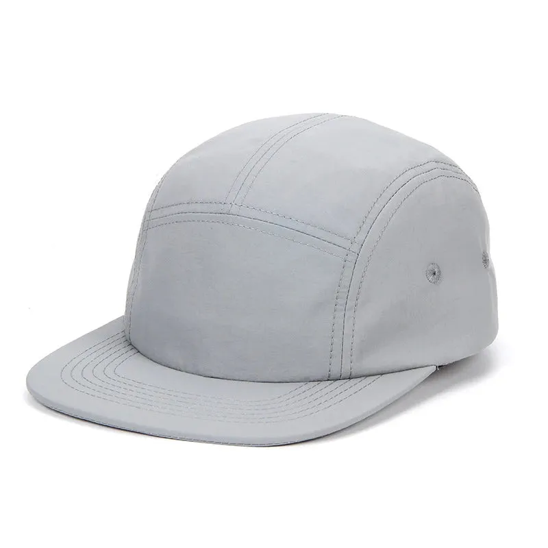 Quick Drying Nylon 5 Panel Baseball Hats For Men Women Color Blocking Eminem Chapeau Hommes Hip Hop Snapback Caps