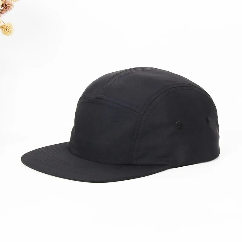 Quick Drying Nylon 5 Panel Baseball Hats For Men Women Color Blocking Eminem Chapeau Hommes Hip Hop Snapback Caps