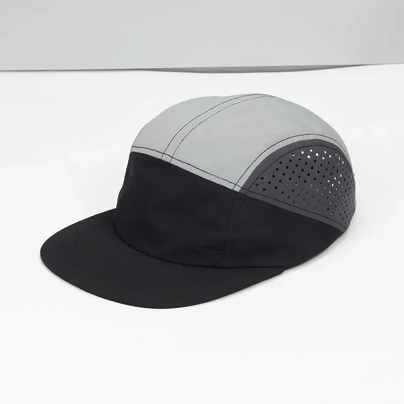 Quick Drying Nylon 5 Panel Baseball Hats For Men Women Color Blocking Eminem Chapeau Hommes Hip Hop Snapback Caps