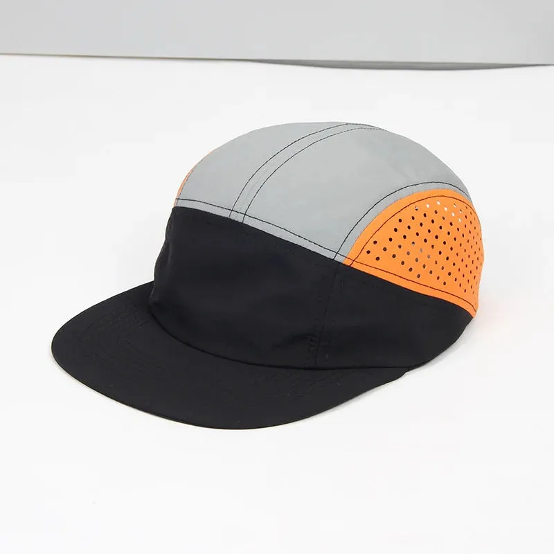 Quick Drying Nylon 5 Panel Baseball Hats For Men Women Color Blocking Eminem Chapeau Hommes Hip Hop Snapback Caps