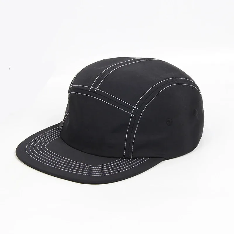 Quick Drying Nylon 5 Panel Baseball Hats For Men Women Color Blocking Eminem Chapeau Hommes Hip Hop Snapback Caps