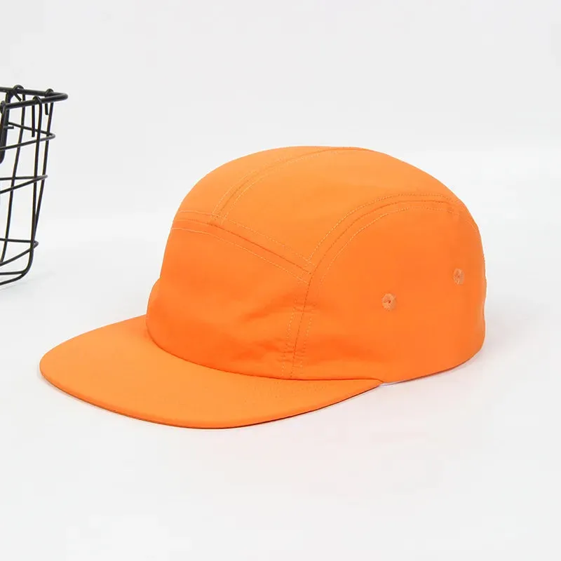Quick Drying Nylon 5 Panel Baseball Hats For Men Women Color Blocking Eminem Chapeau Hommes Hip Hop Snapback Caps