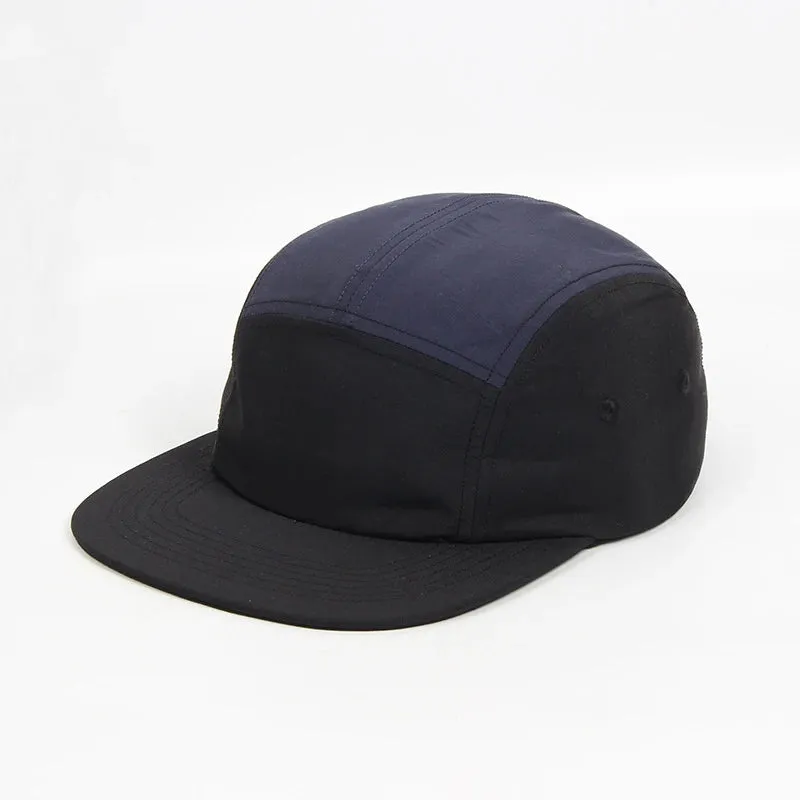 Quick Drying Nylon 5 Panel Baseball Hats For Men Women Color Blocking Eminem Chapeau Hommes Hip Hop Snapback Caps