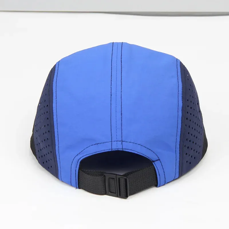 Quick Drying Nylon 5 Panel Baseball Hats For Men Women Color Blocking Eminem Chapeau Hommes Hip Hop Snapback Caps