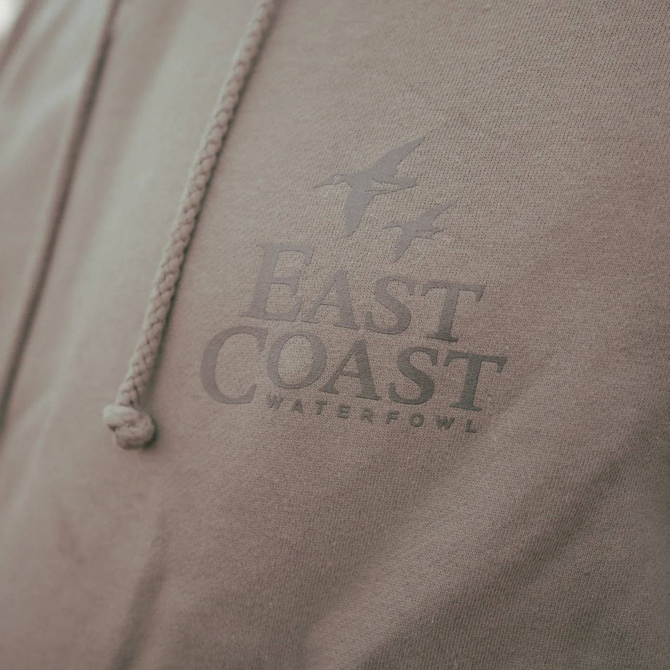 "Duck Blind" Tan Hoodie