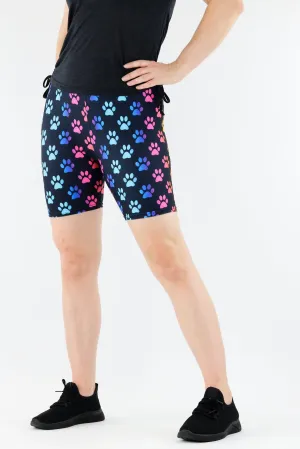 Rainbow Paws - Casual Mid Shorts