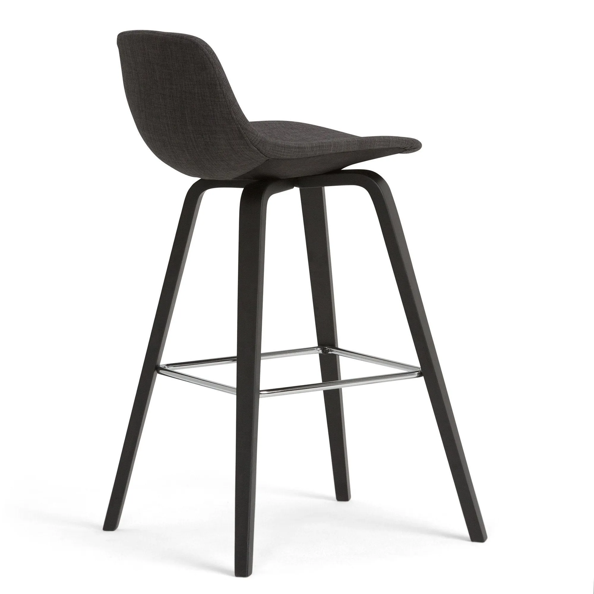 Randolph Bentwood Counter Height Stool (Set of 2) in Black Leg Color