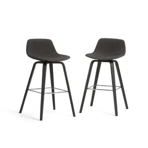 Randolph Bentwood Counter Height Stool (Set of 2) in Black Leg Color