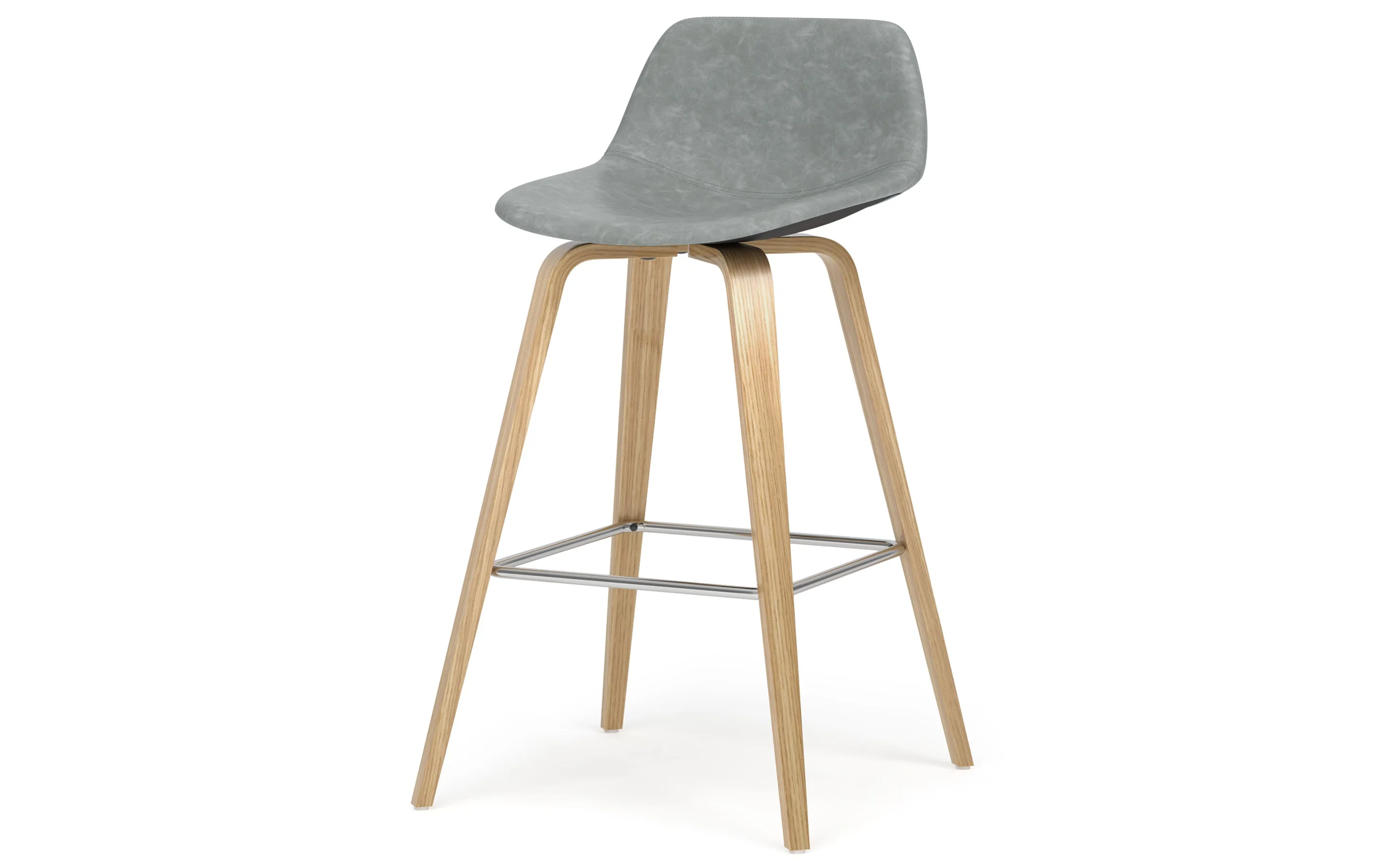 Randolph Bentwood Counter Height Stool (Set of 2) in Oak Leg Color