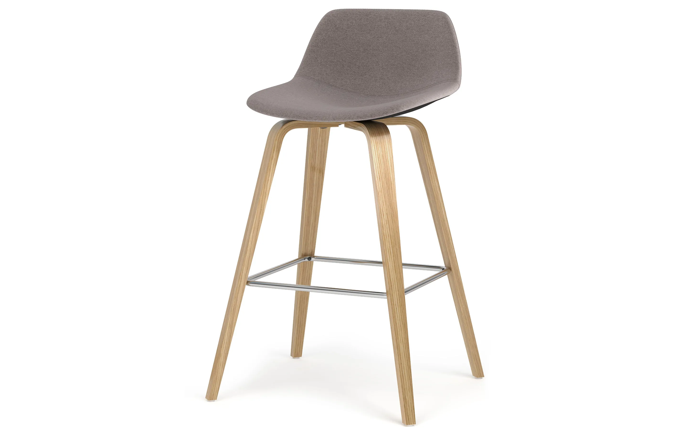 Randolph Bentwood Counter Height Stool (Set of 2) in Oak Leg Color