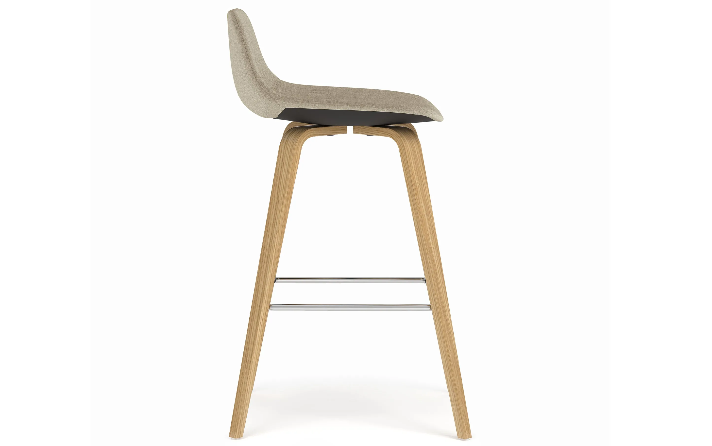 Randolph Bentwood Counter Height Stool (Set of 2) in Oak Leg Color