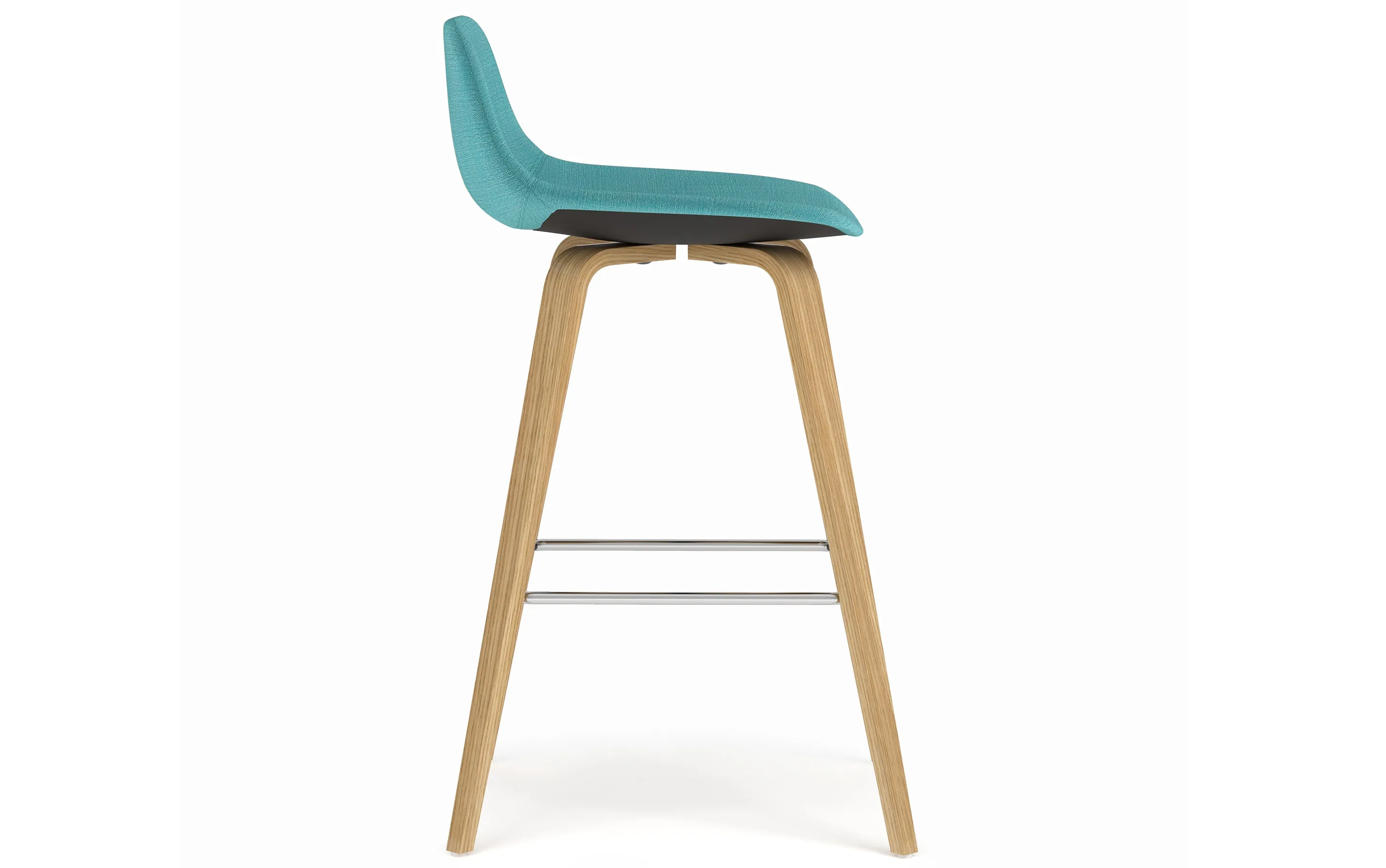 Randolph Bentwood Counter Height Stool (Set of 2) in Oak Leg Color