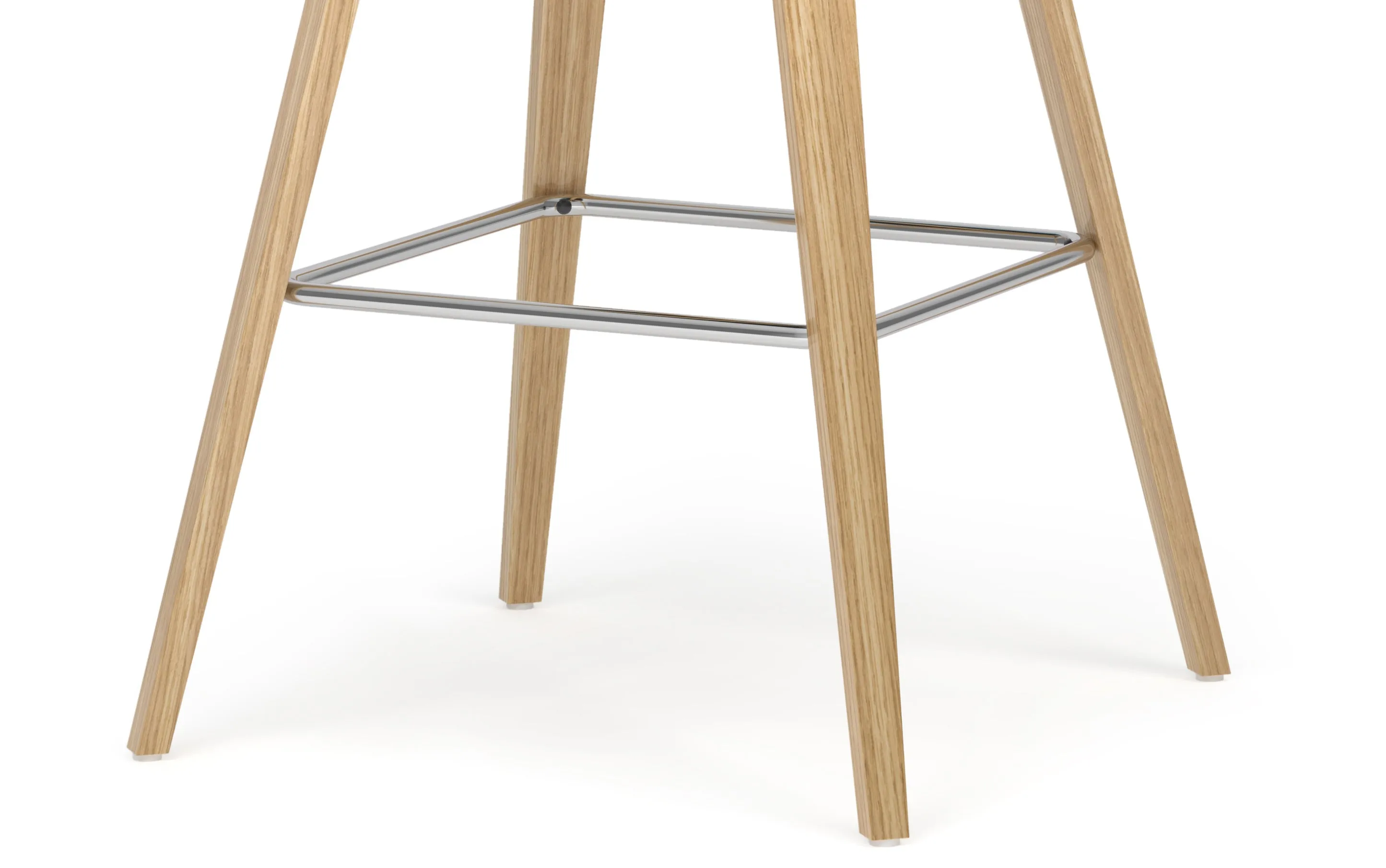 Randolph Bentwood Counter Height Stool (Set of 2) in Oak Leg Color