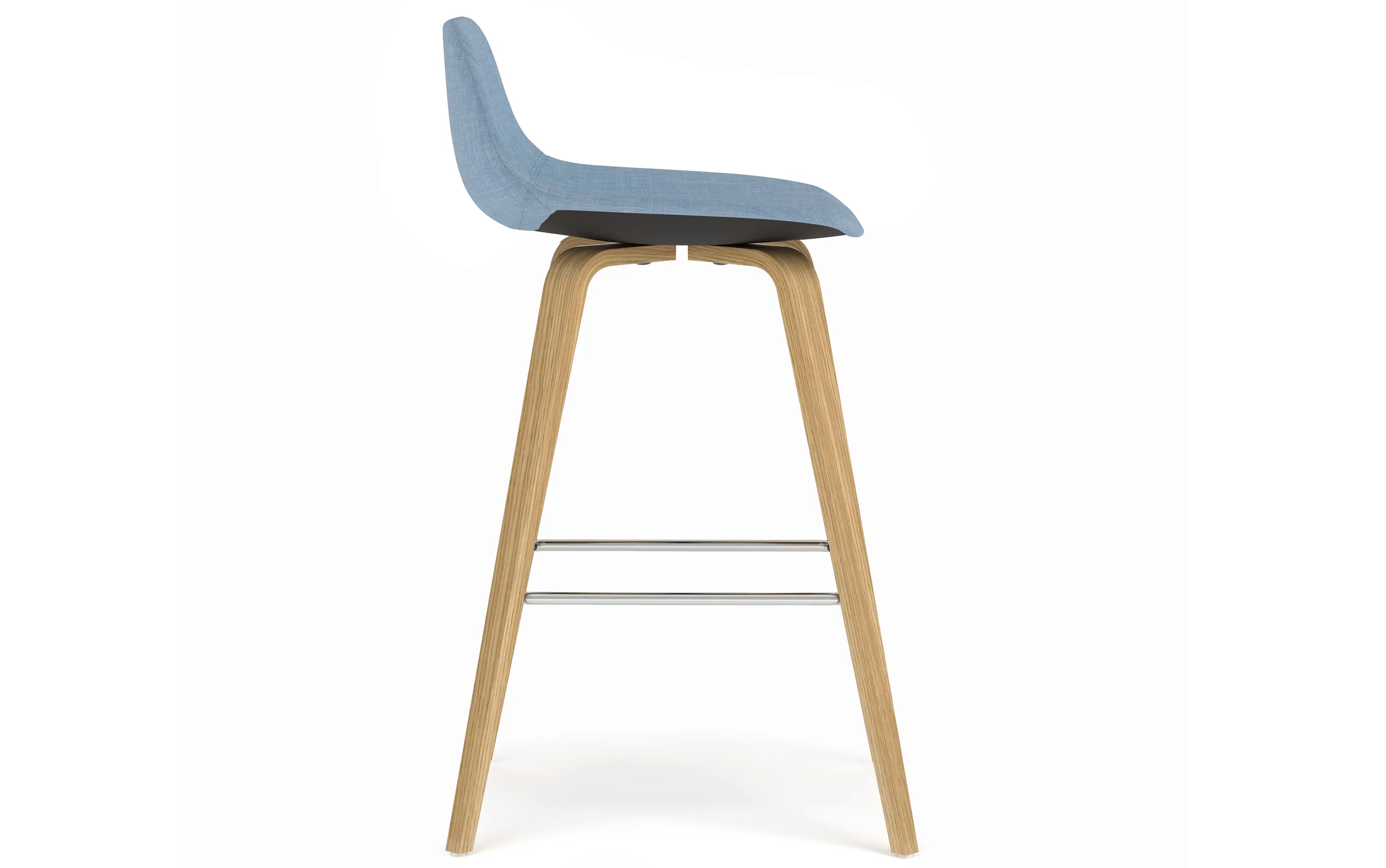 Randolph Bentwood Counter Height Stool (Set of 2) in Oak Leg Color