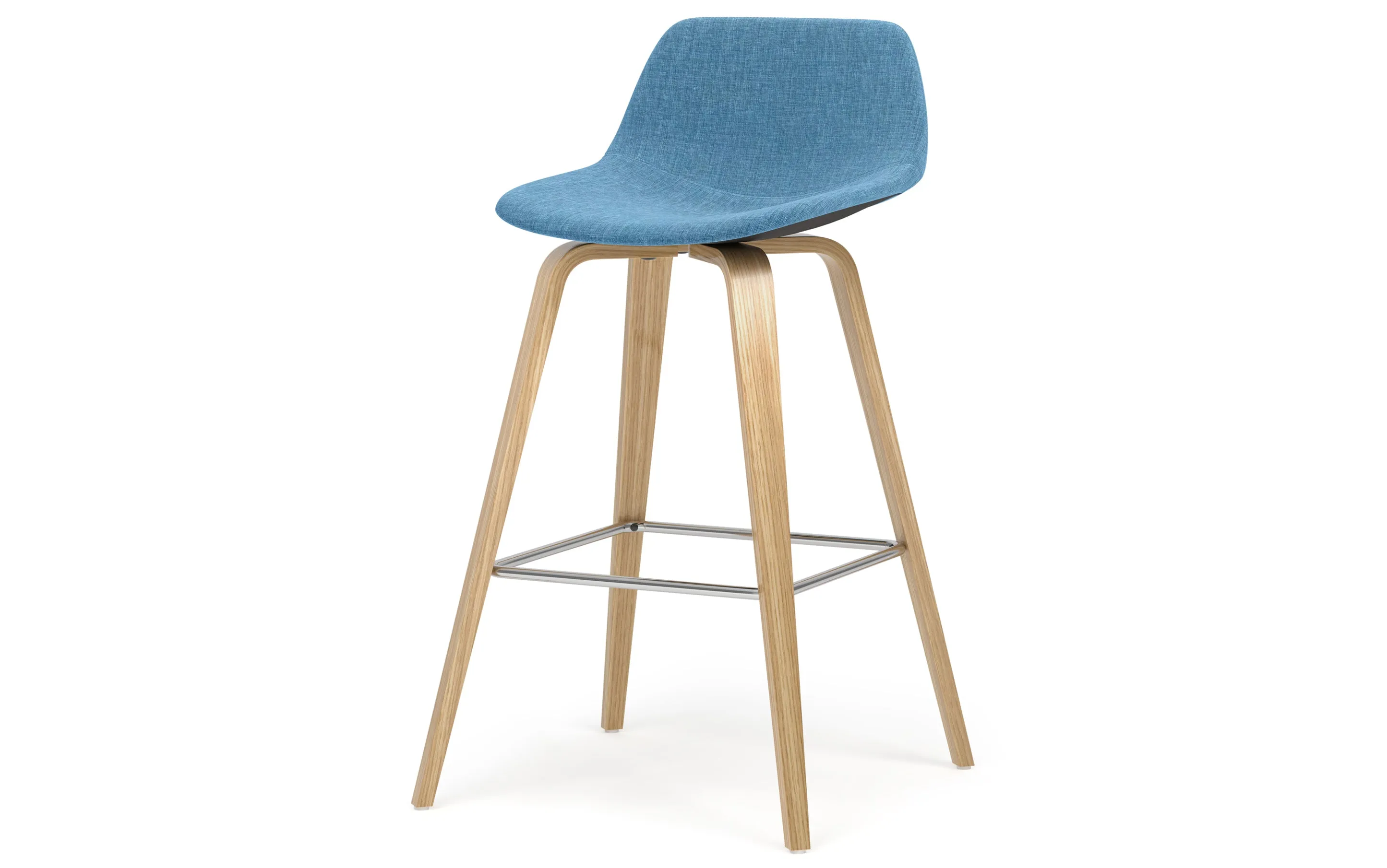 Randolph Bentwood Counter Height Stool (Set of 2) in Oak Leg Color