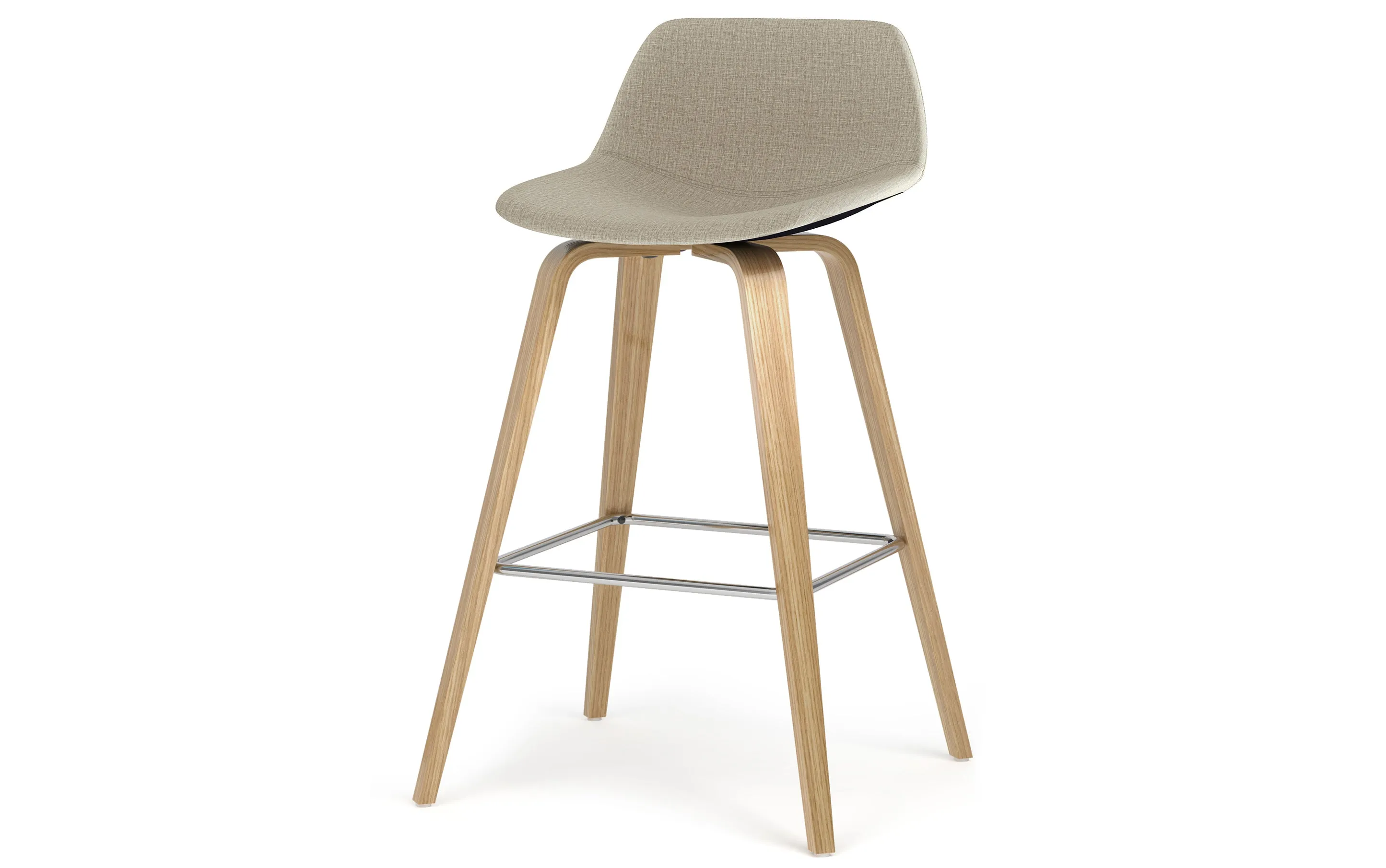 Randolph Bentwood Counter Height Stool (Set of 2) in Oak Leg Color