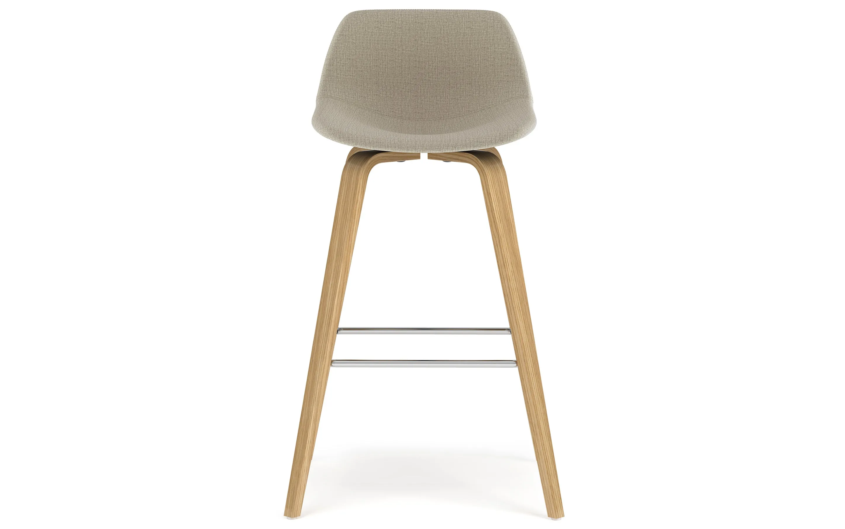 Randolph Bentwood Counter Height Stool (Set of 2) in Oak Leg Color