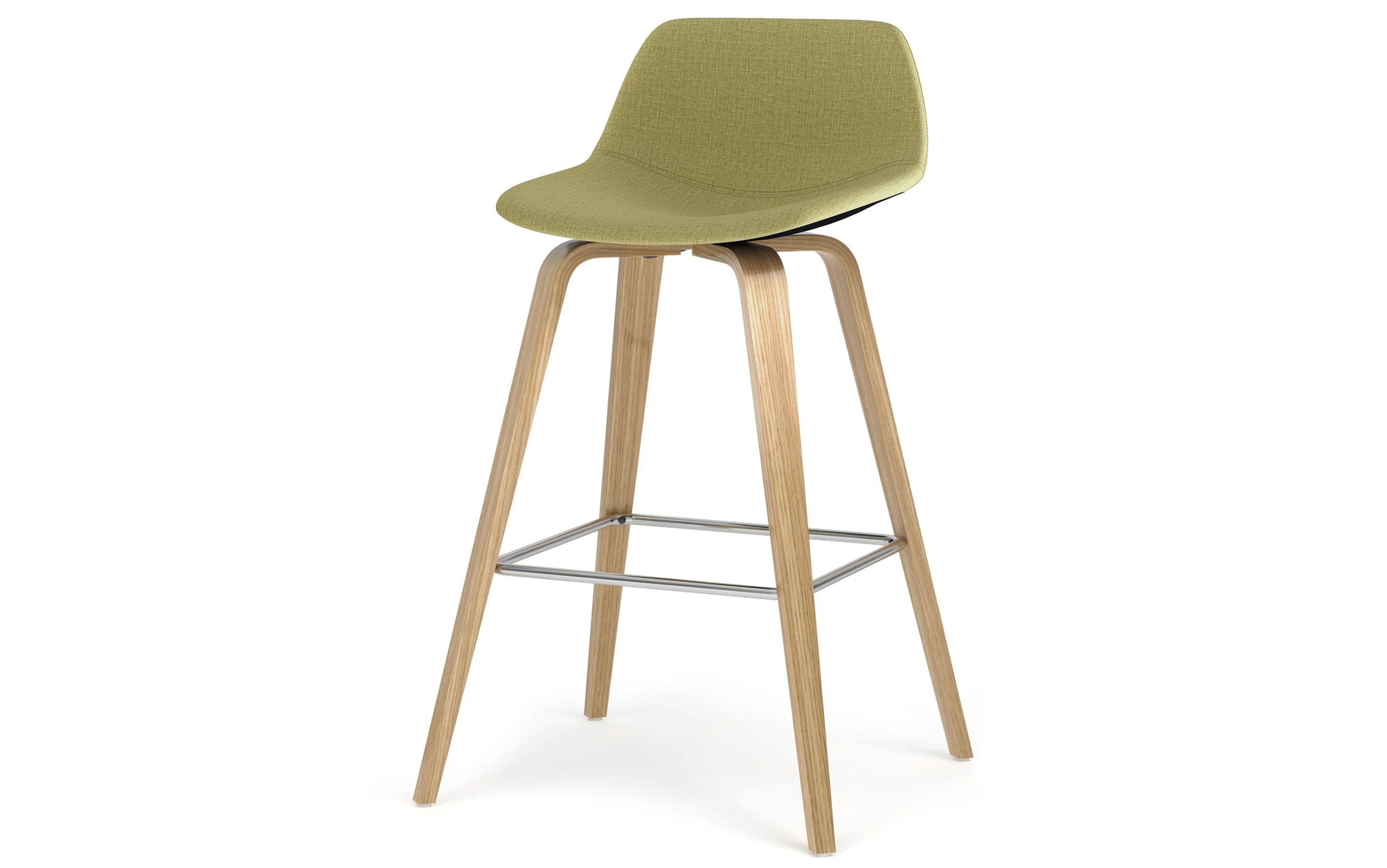 Randolph Bentwood Counter Height Stool (Set of 2) in Oak Leg Color