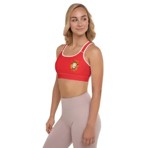 Red Sports Bra